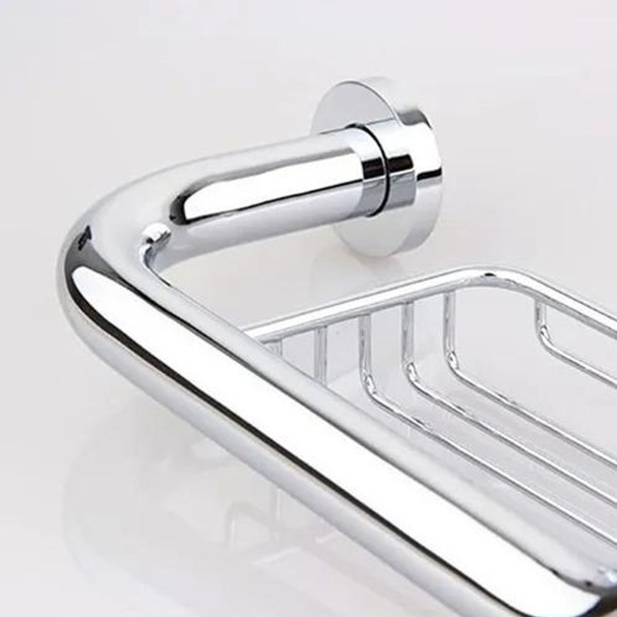 GENERICO - Agarradera Curva de Acero Inoxidable 135° para Baño