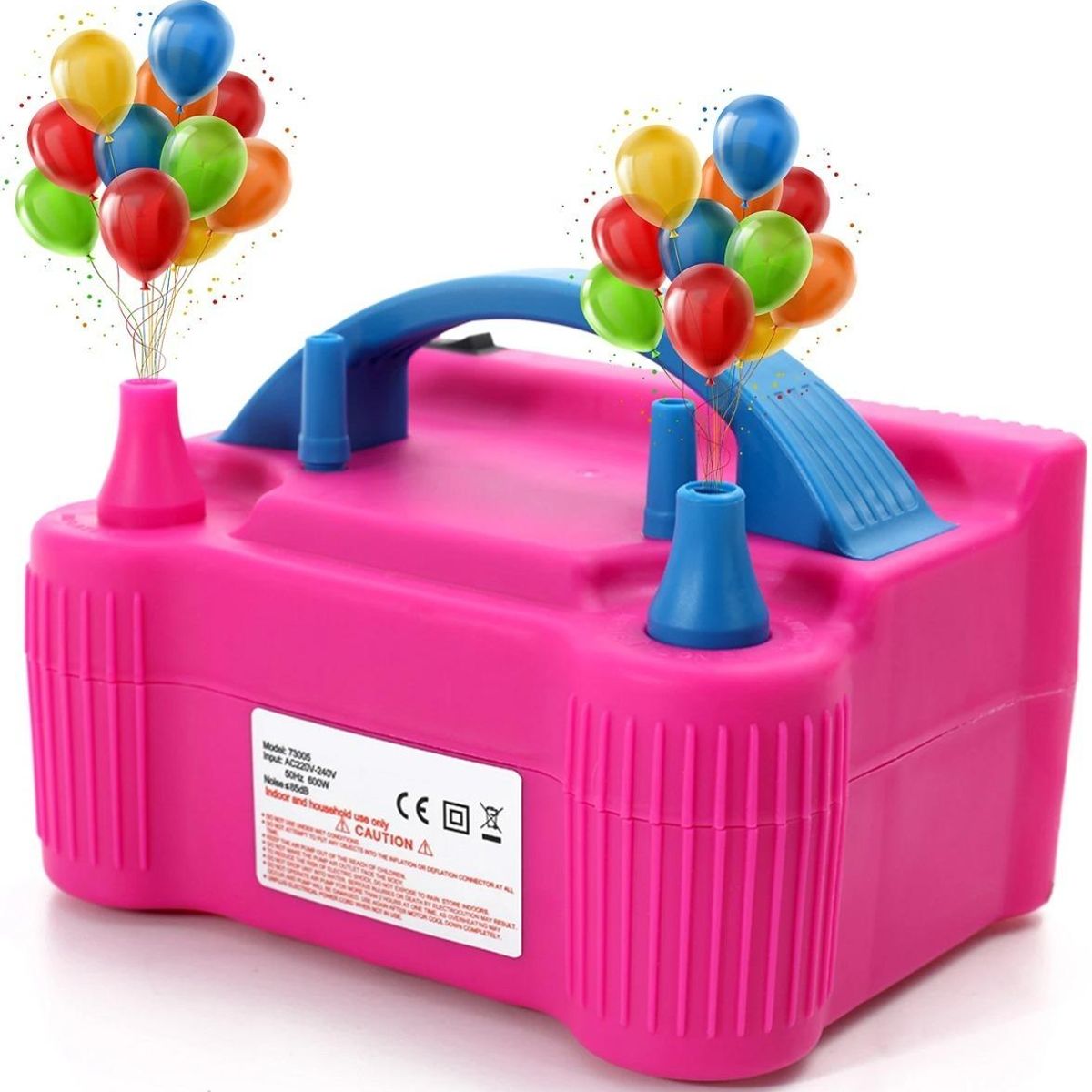 GENERICO - Inflador Eléctrico de Globos con Doble Boquilla