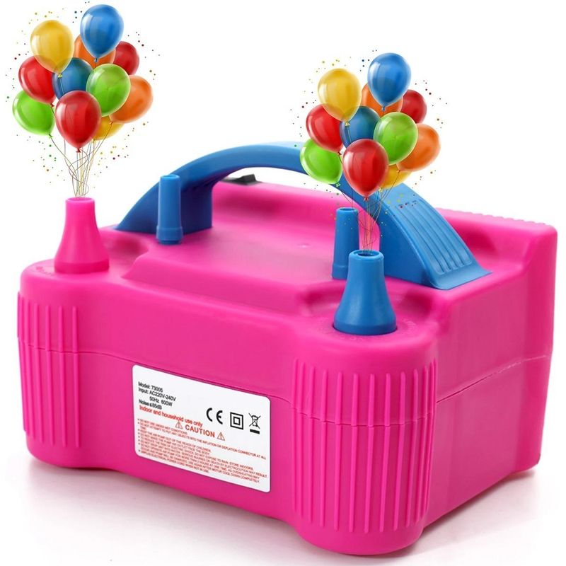 GENERICO - Inflador Eléctrico de Globos con Doble Boquilla
