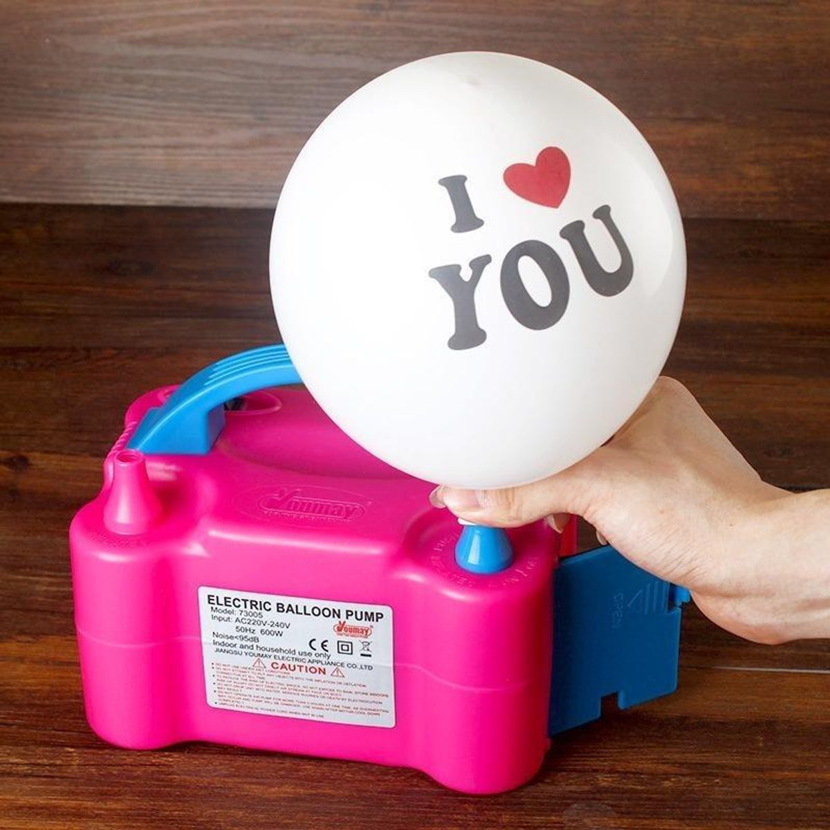 GENERICO - Inflador Eléctrico de Globos con Doble Boquilla