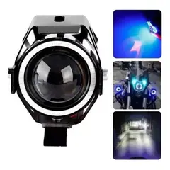 GENERICO - Foco Neblinero LED U7 Ojos de Ángel para Moto 125W