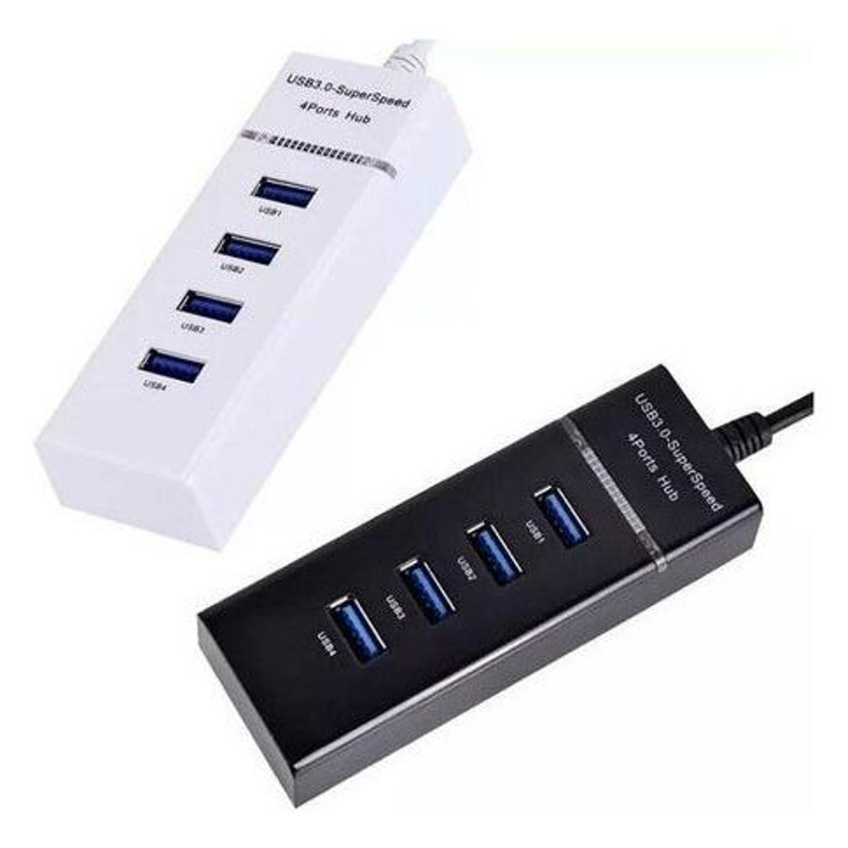 GENERICO - Hub USB 30 de 4 Puertos con Indicador LED Azul
