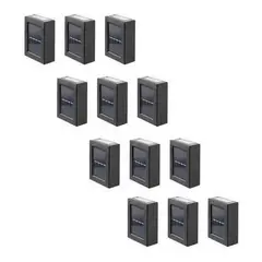 GENERICO - Pack de 12 Focos LED Solares para Exterior Luz Cálida