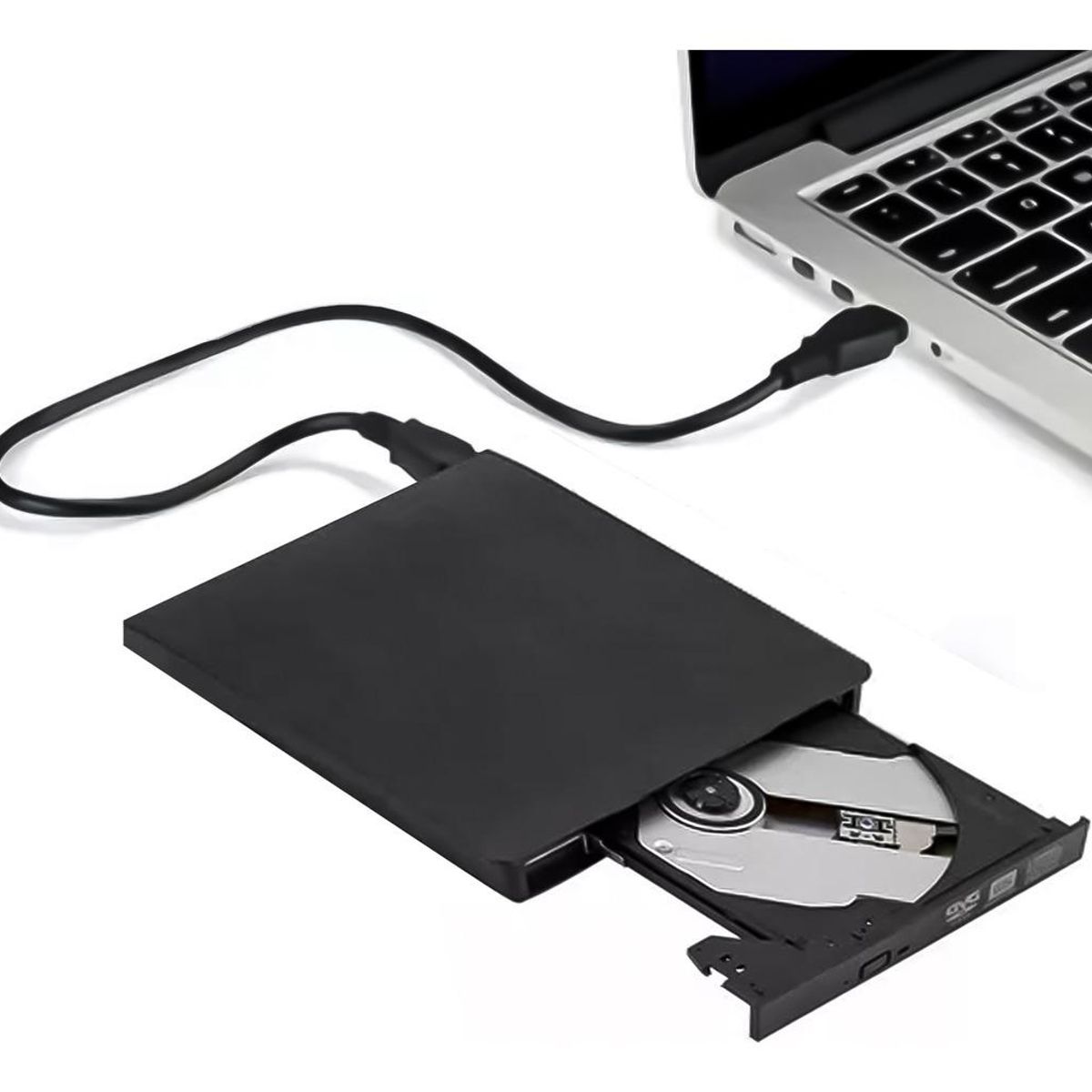 GENERICO - Lector CD Externo USB 30 y 20 para Computadoras