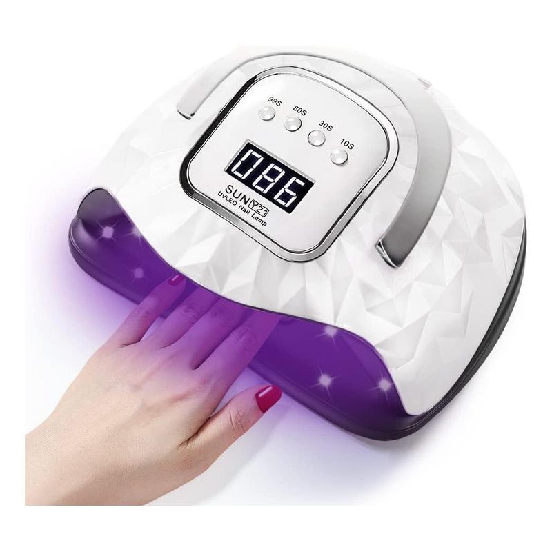 GENERICO - Lámpara UV LED para Uñas 248W con Pantalla LCD y Sensor