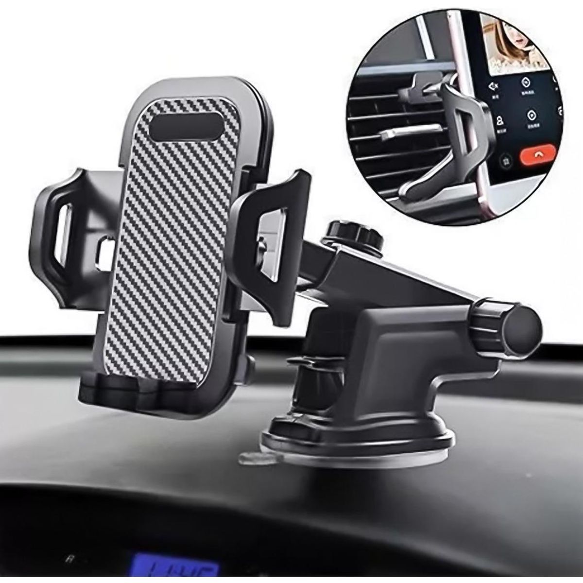 GENERICO - Soporte Celular para Auto con Brazo Extendible 360°