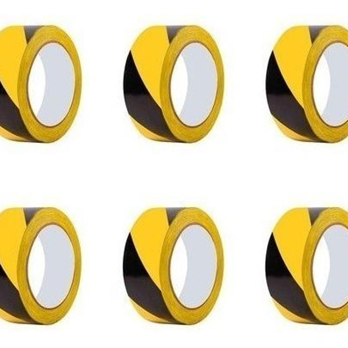 GENERICO - Cinta Delimitadora Adhesiva Geométrica 50mm x 30m Pack 6