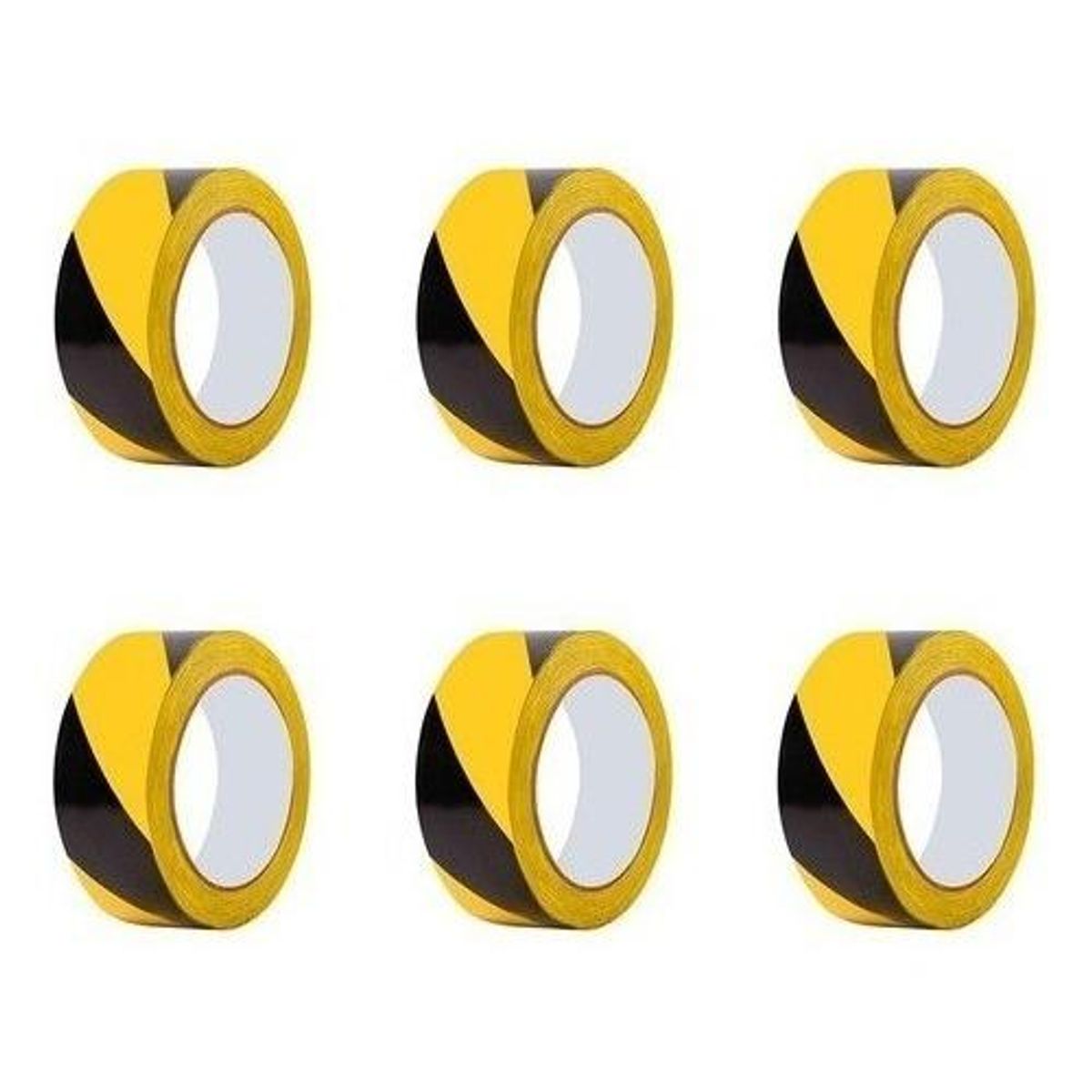 GENERICO - Cinta Delimitadora Adhesiva Geométrica 50mm x 30m Pack 6