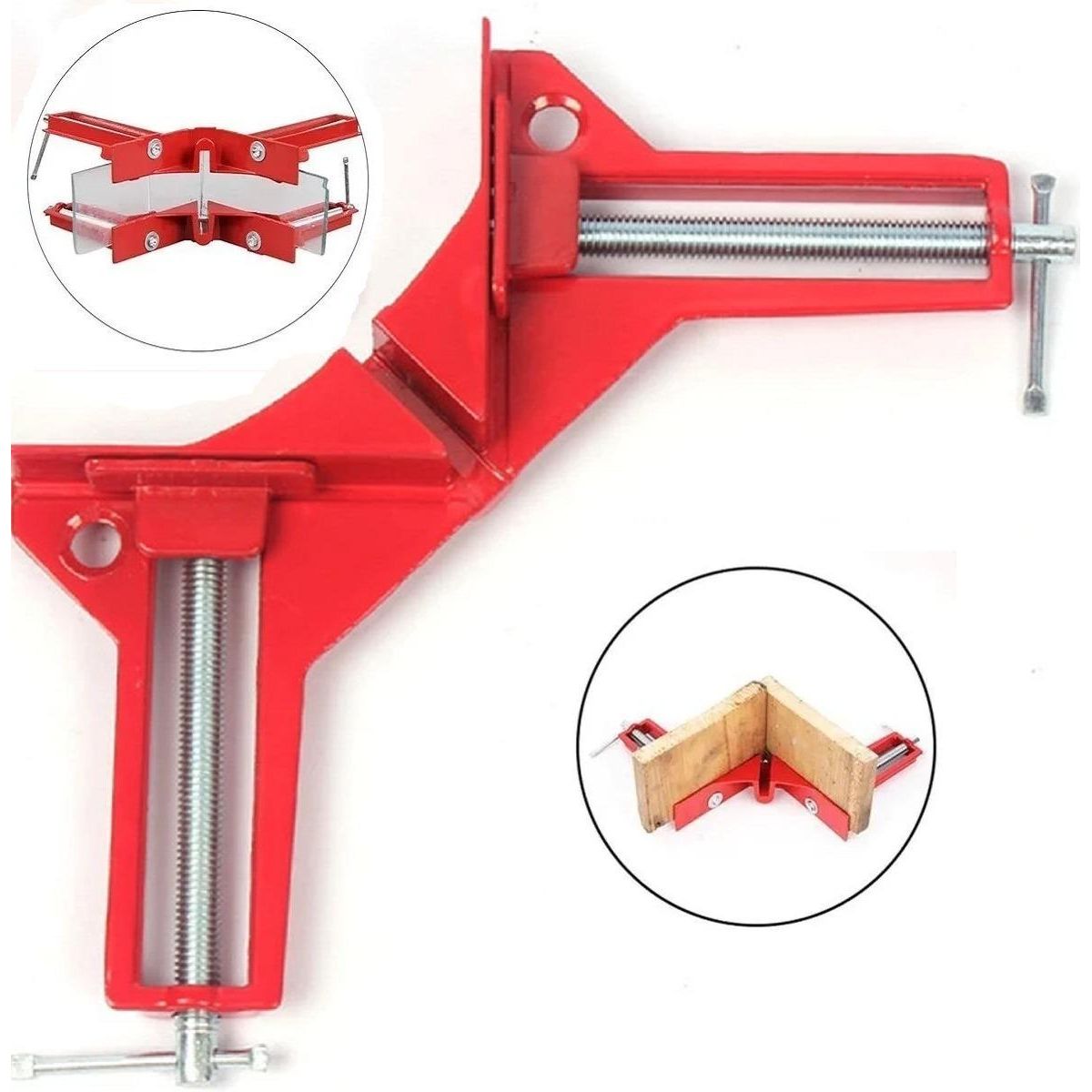 GENERICO - Prensa Esquinera de Carpintería para Marcos de Madera