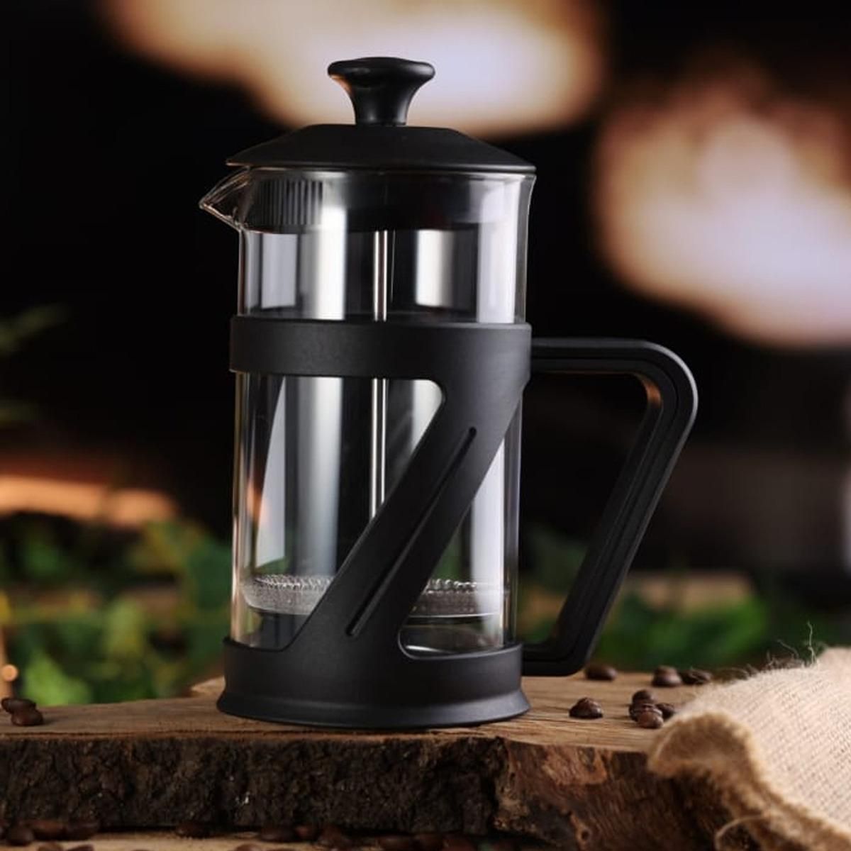 Cafetera Prensa Francesa de Vidrio 350ml para Café y Té, marca GENERICO - Foto 2