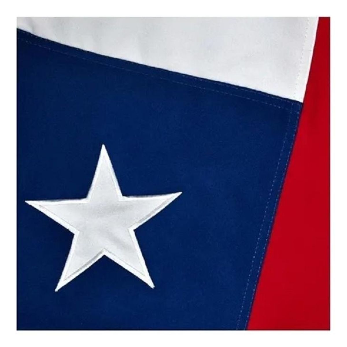 GENERICO - Bandera Chilena Reforzada 60x90 cm con Estrella Bordada