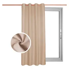 GENERICO - Cortina Blackout Texturizada 140x220 de Poliester Sarga