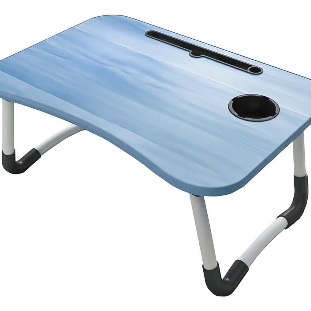 GENERICO - Mesa Plegable Multifuncional de Madera para Cama y Notebook