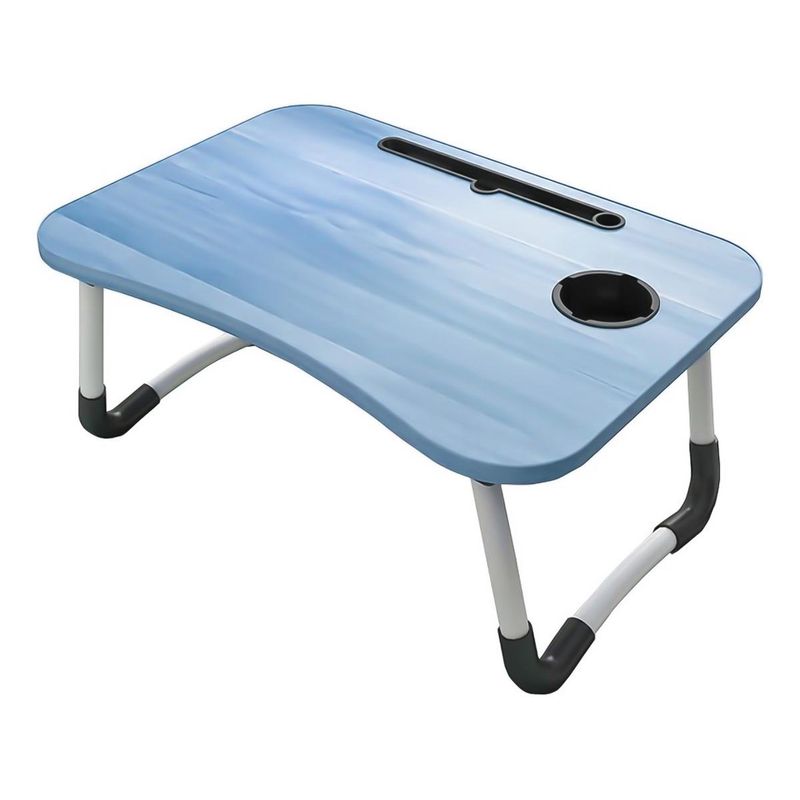 GENERICO - Mesa Plegable Multifuncional de Madera para Cama y Notebook