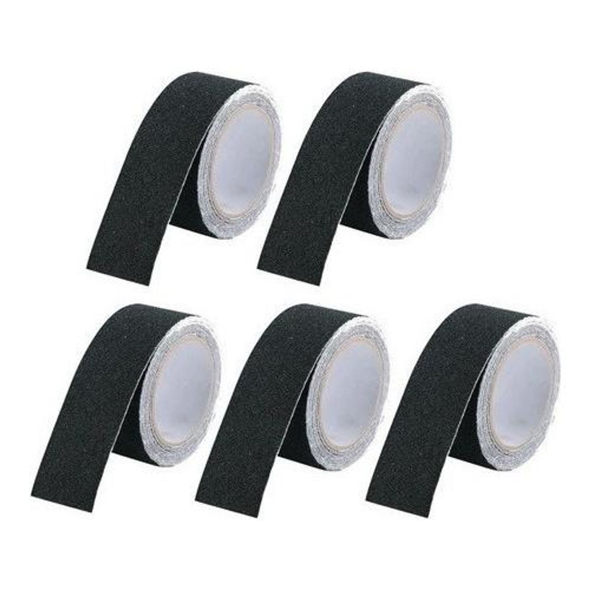GENERICO - Pack de 5 Cintas Antideslizantes para Escaleras 50mm x 5m