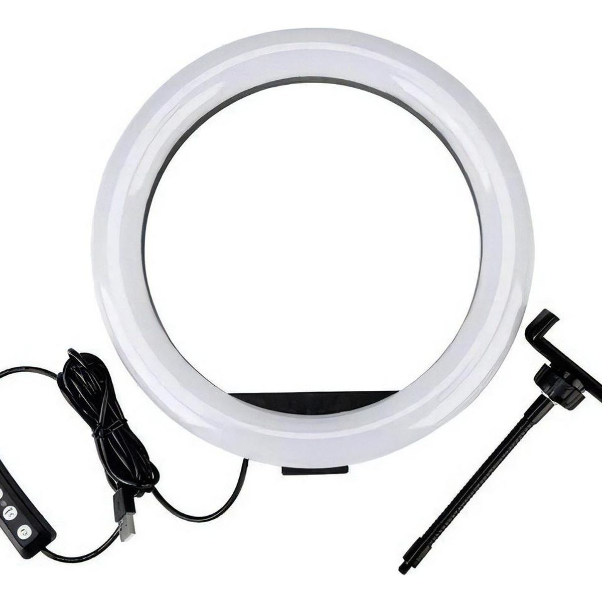 GENERICO - Aro de Luz LED Grande de 31 cm con Trípode Blancos