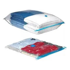 GENERICO - Bolsa al vacío 80x110 cm para comprimir ropa y ahorrar espacio