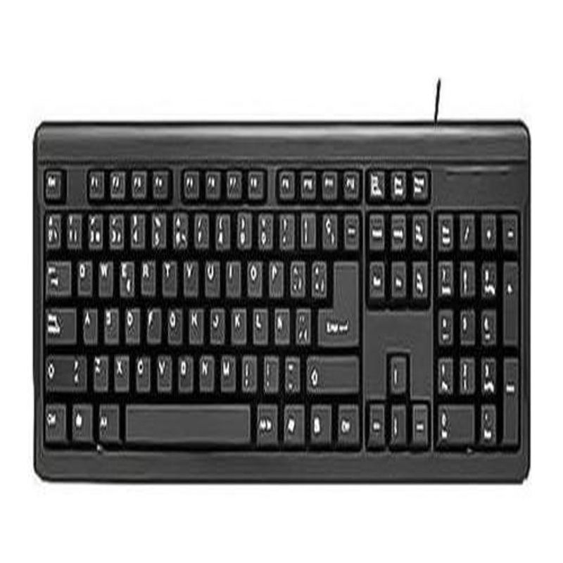GENERICO - Teclado USB Resistente a Líquidos con Retroiluminación RGB
