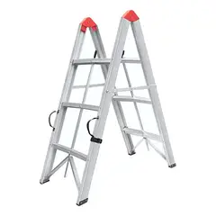 GENERICO - Escalera Tijera de Aluminio 3 Peldaños 12m Multiuso