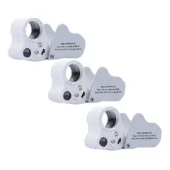 GENERICO - Lupa LED Plegable 30x y 60x para Joyeros