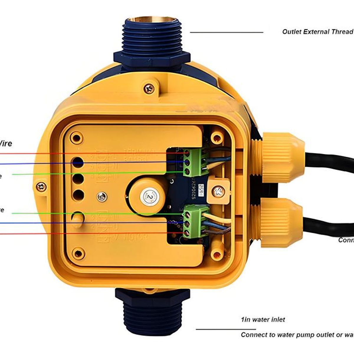 GENERICO - Controlador Automático para Bombas de Agua hasta 15 HP