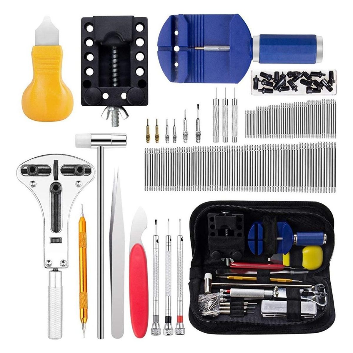 GENERICO - Kit de Herramientas Completo para Relojes 147 Piezas