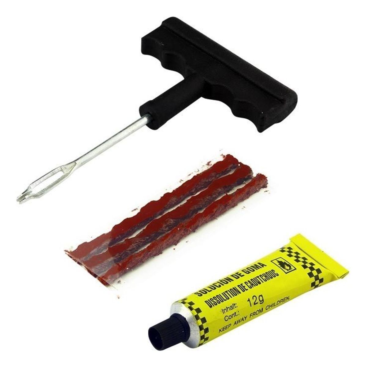 GENERICO - Kit de Reparación de Neumáticos para Auto y Moto