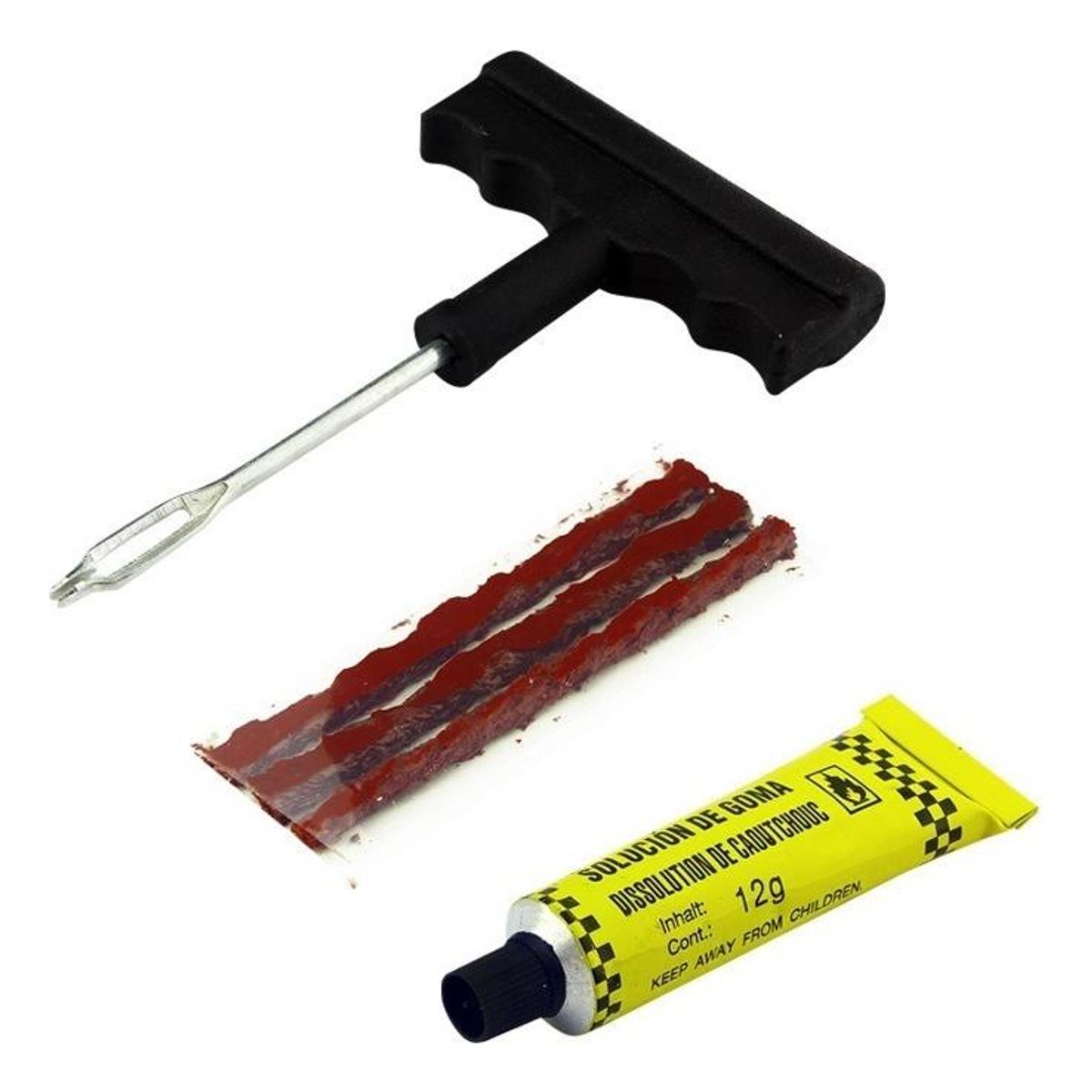 GENERICO - Kit de Reparación de Neumáticos para Auto y Moto