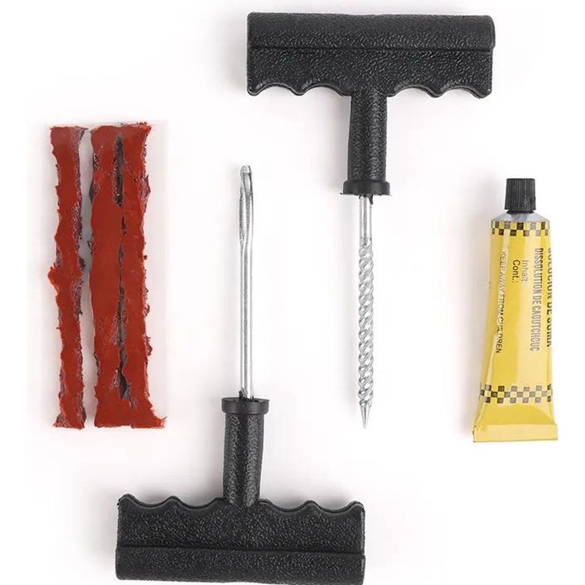 GENERICO - Kit de Reparación de Neumáticos para Auto y Moto