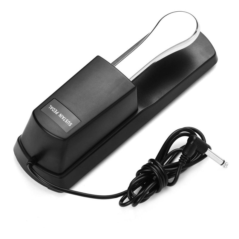 GENERICO - Pedal de Sostenido para Piano y Teclado - Diseño Compacto
