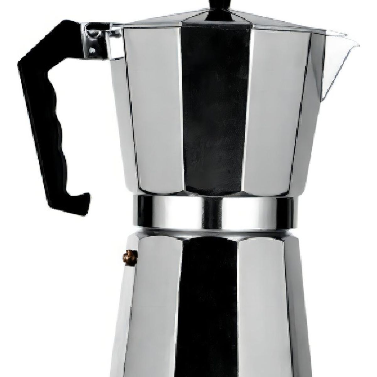 GENERICO - Cafetera Italiana de Aluminio para 6 Tazas en Color Gris