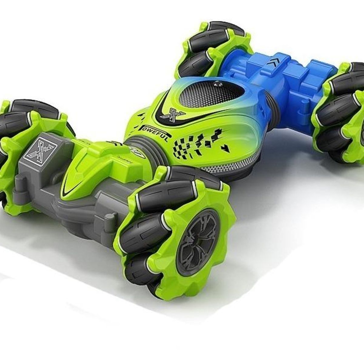 GENERICO - Auto Loco 4x4 Trucos Pro Control Remoto Verde