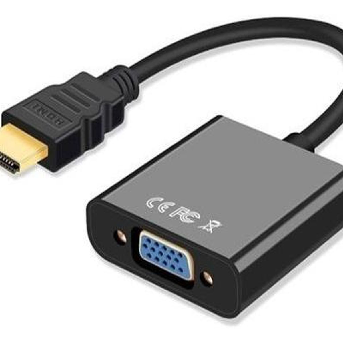 GENERICO - Adaptador HDMI a VGA Pro Max para Conexión de Video