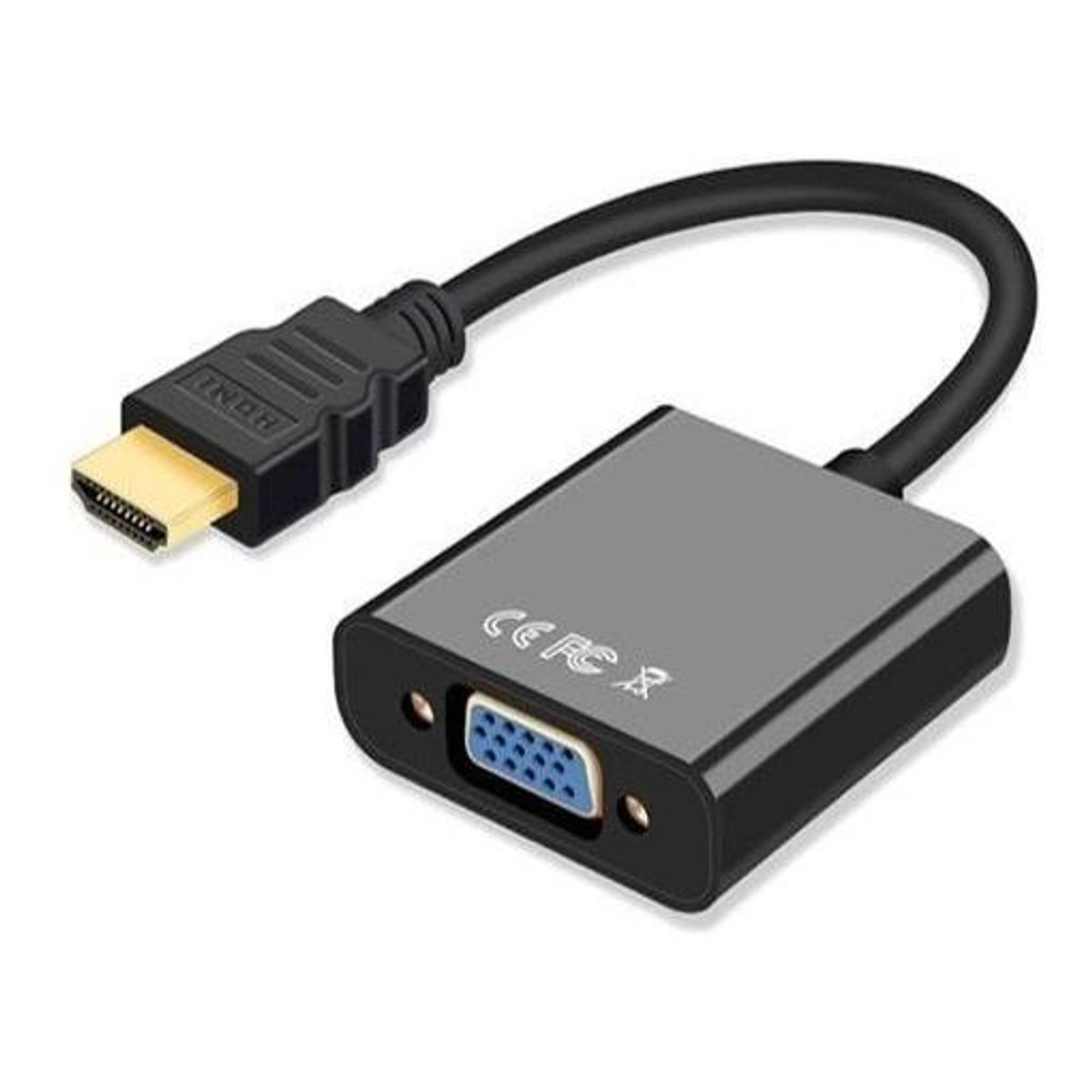GENERICO - Adaptador HDMI a VGA Pro Max para Conexión de Video