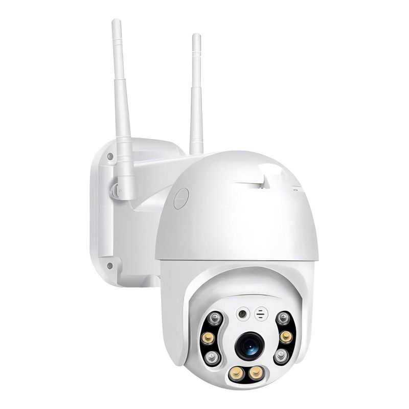 GENERICO - Cámara de Seguridad IP 360° Inalámbrica para Exteriores