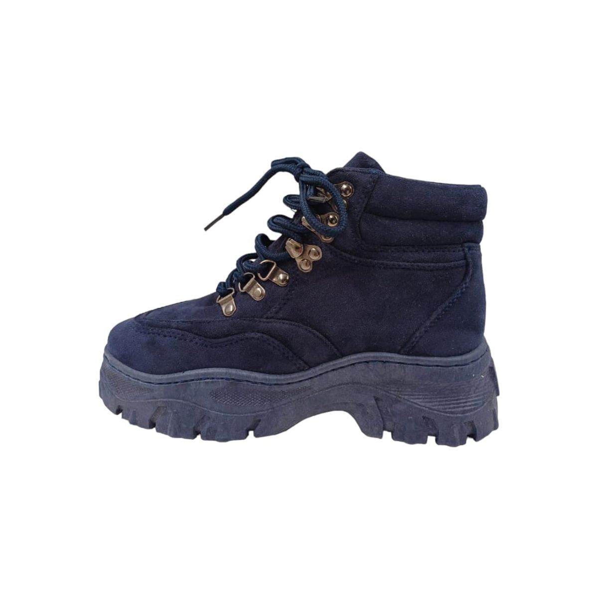 HERIEL - Botin Azul Plataforma Mujer