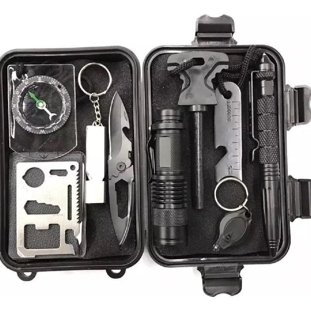 GENERICO - Kit de Supervivencia Multifuncional 9 en 1 para Outdoor