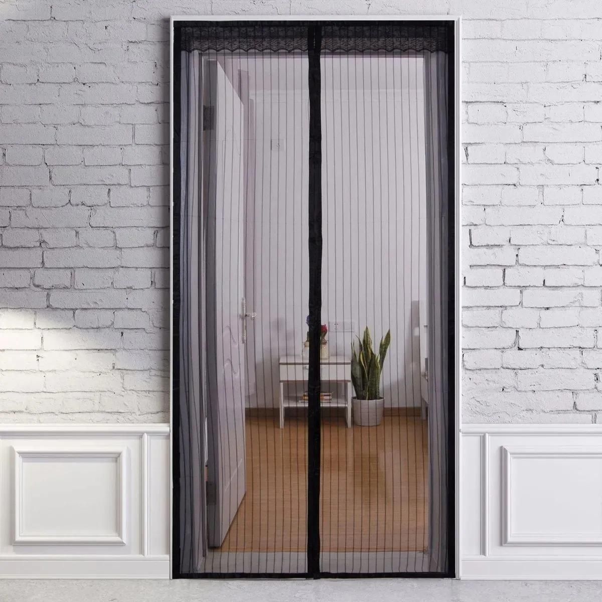 GENERICO - Pack de 4 Mallas Antimosquitos para Puertas y Ventanas