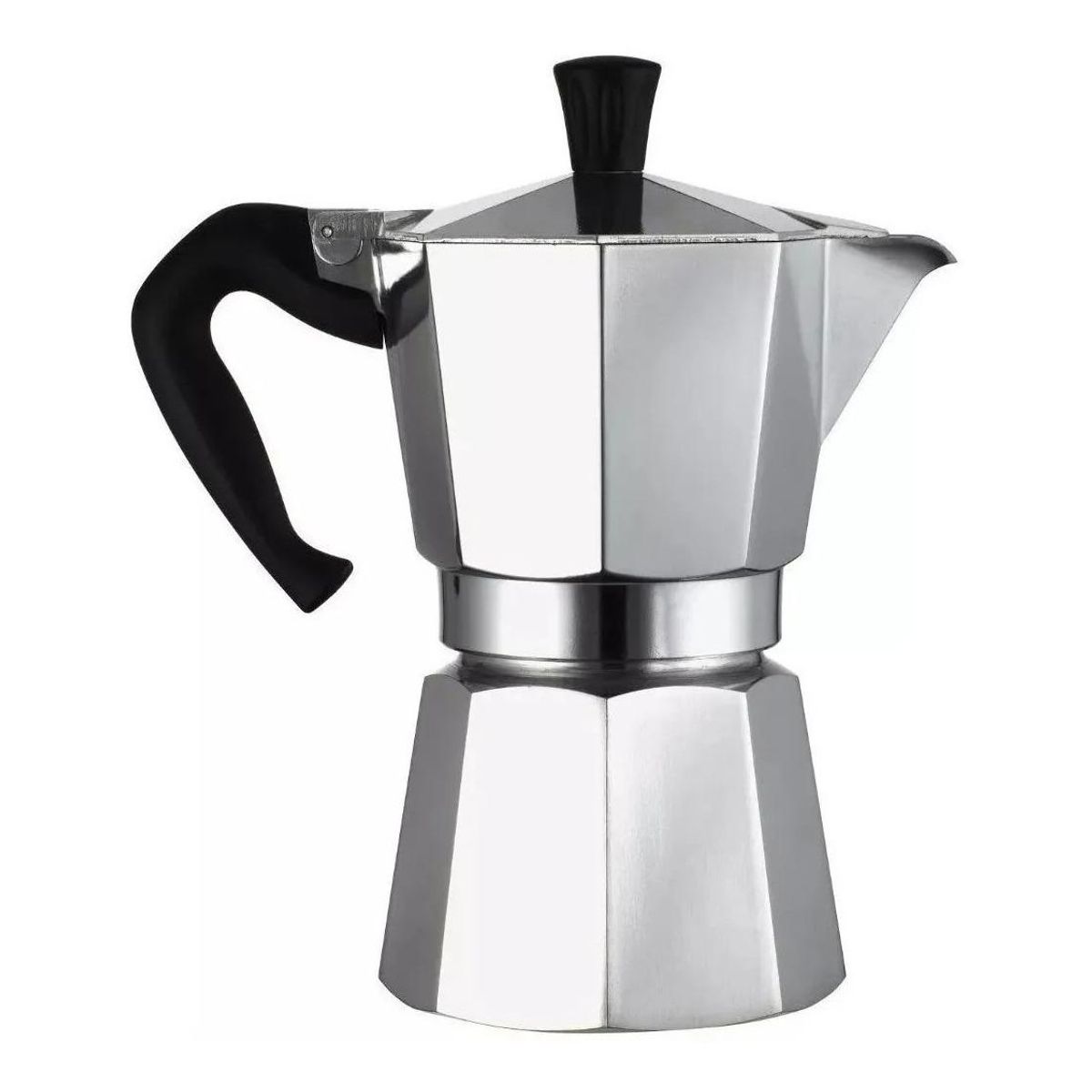 GENERICO - Cafetera Italiana de 6 Tazas en Color Gris