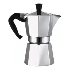 GENERICO - Cafetera Italiana de 6 Tazas en Color Gris