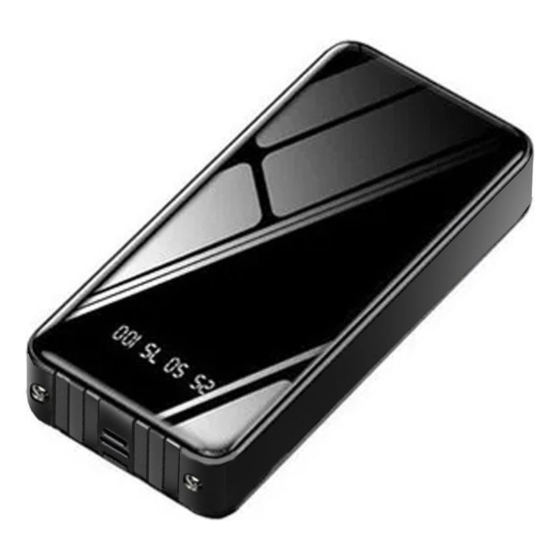 GENERICO - Powerbank 20000mAh con Carga Rápida y Múltiples Conectores