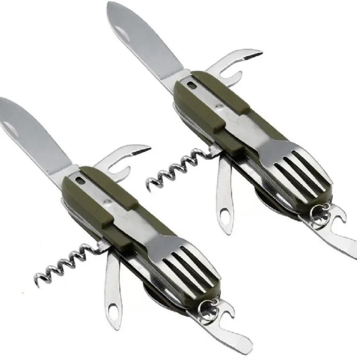 GENERICO - Set de Cuchillos y Utensilios para Camping y Trekking