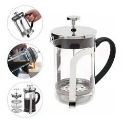 GENERICO - Cafetera Prensa Francesa de Acero Inoxidable 800ml