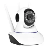 GENERICO - Cámara de Seguridad WiFi 360° con Micrófono y Parlante