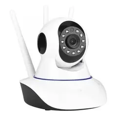 GENERICO - Cámara de Seguridad WiFi 360° con Micrófono y Parlante