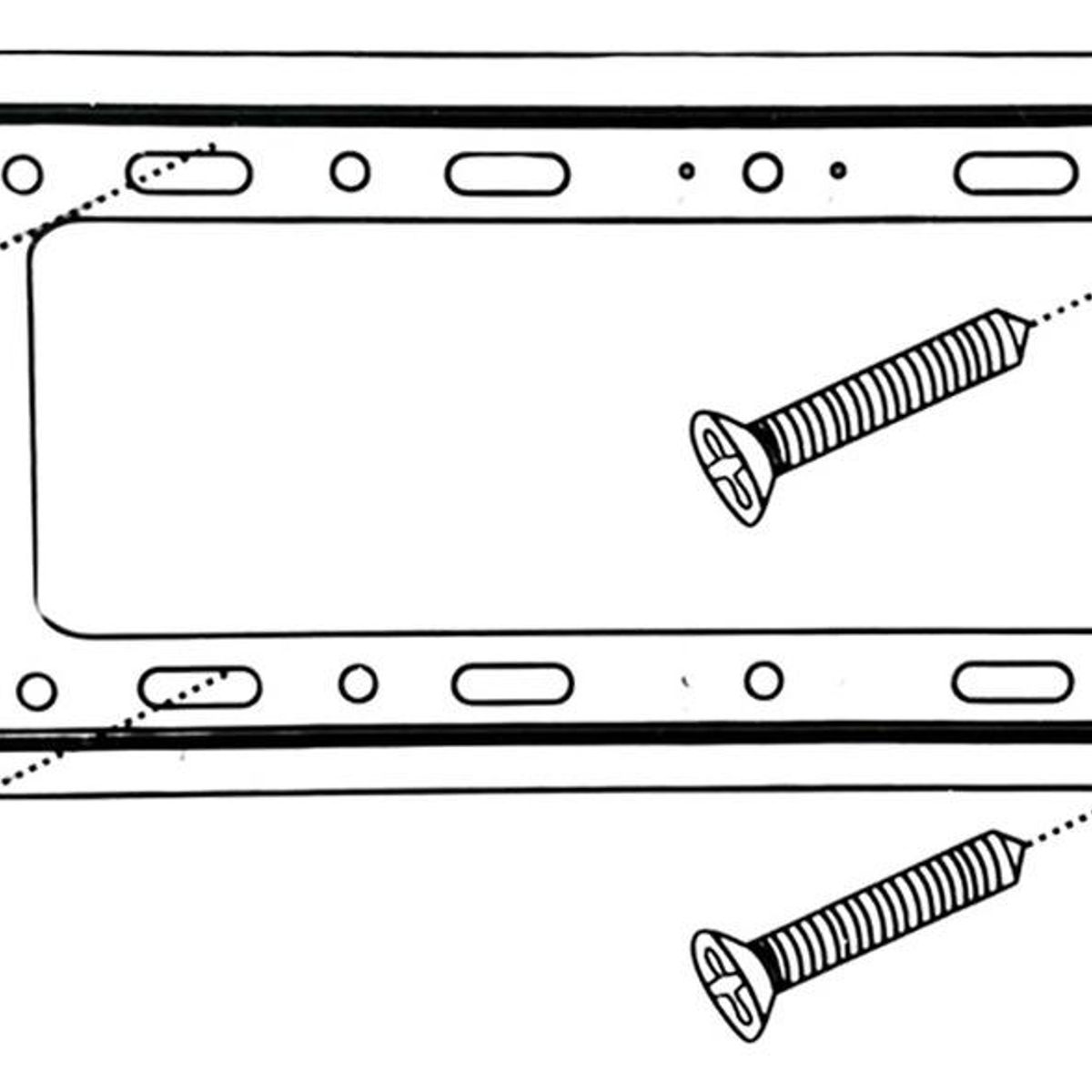 GENERICO - Soporte de Pared Universal para TV 26 a 63 Pulgadas Color Negro