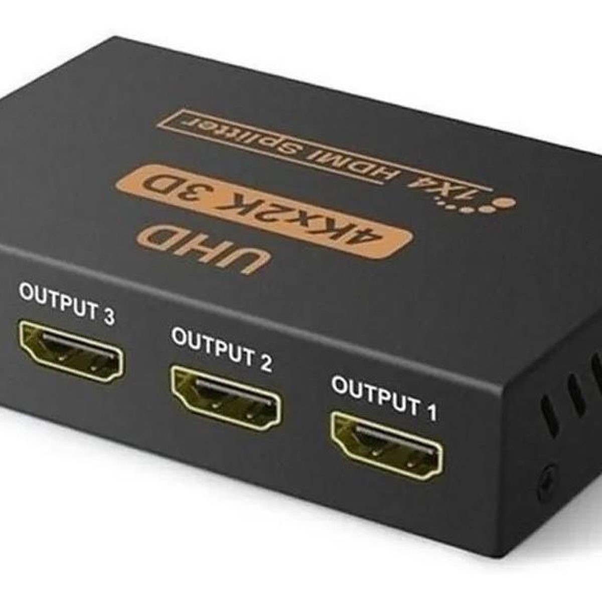GENERICO - Splitter HDMI 1x4 4K UHD para Conectar 4 Pantallas