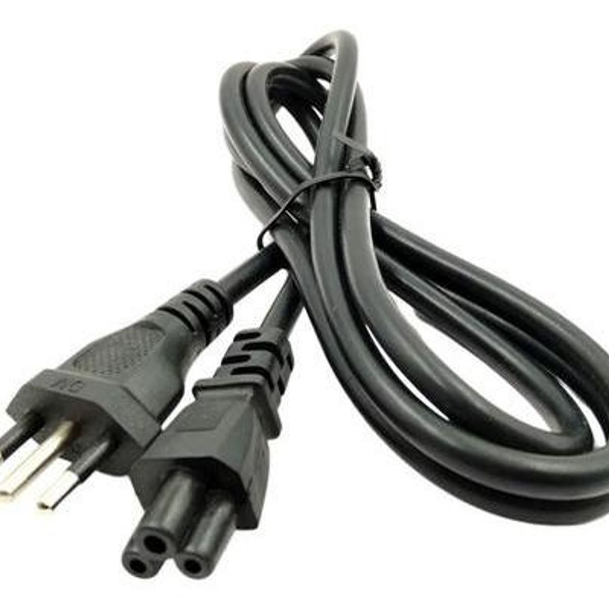 GENERICO - Cable de Poder Tipo Trebol para PC 15 m Color Negro