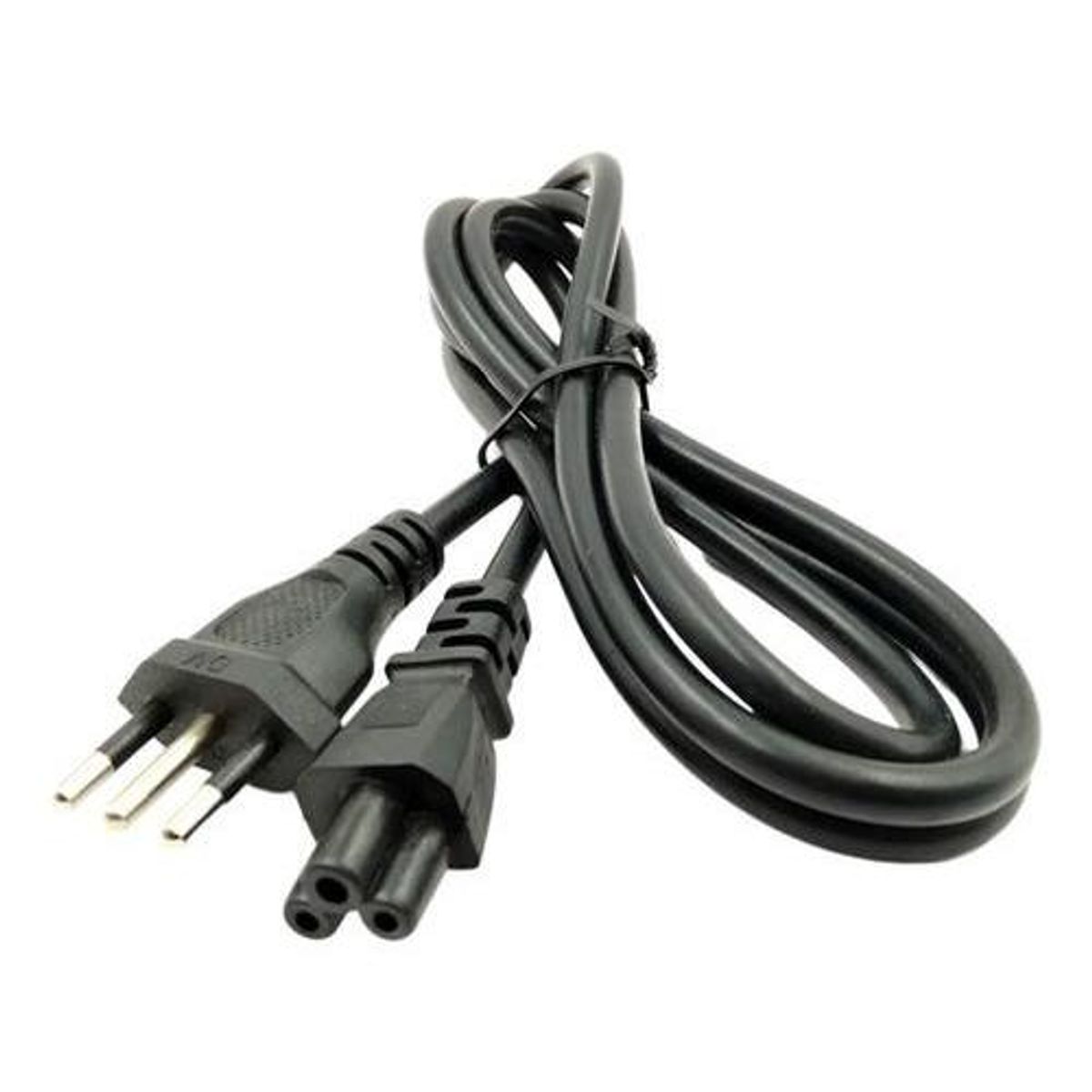GENERICO - Cable de Poder Tipo Trebol para PC 15 m Color Negro