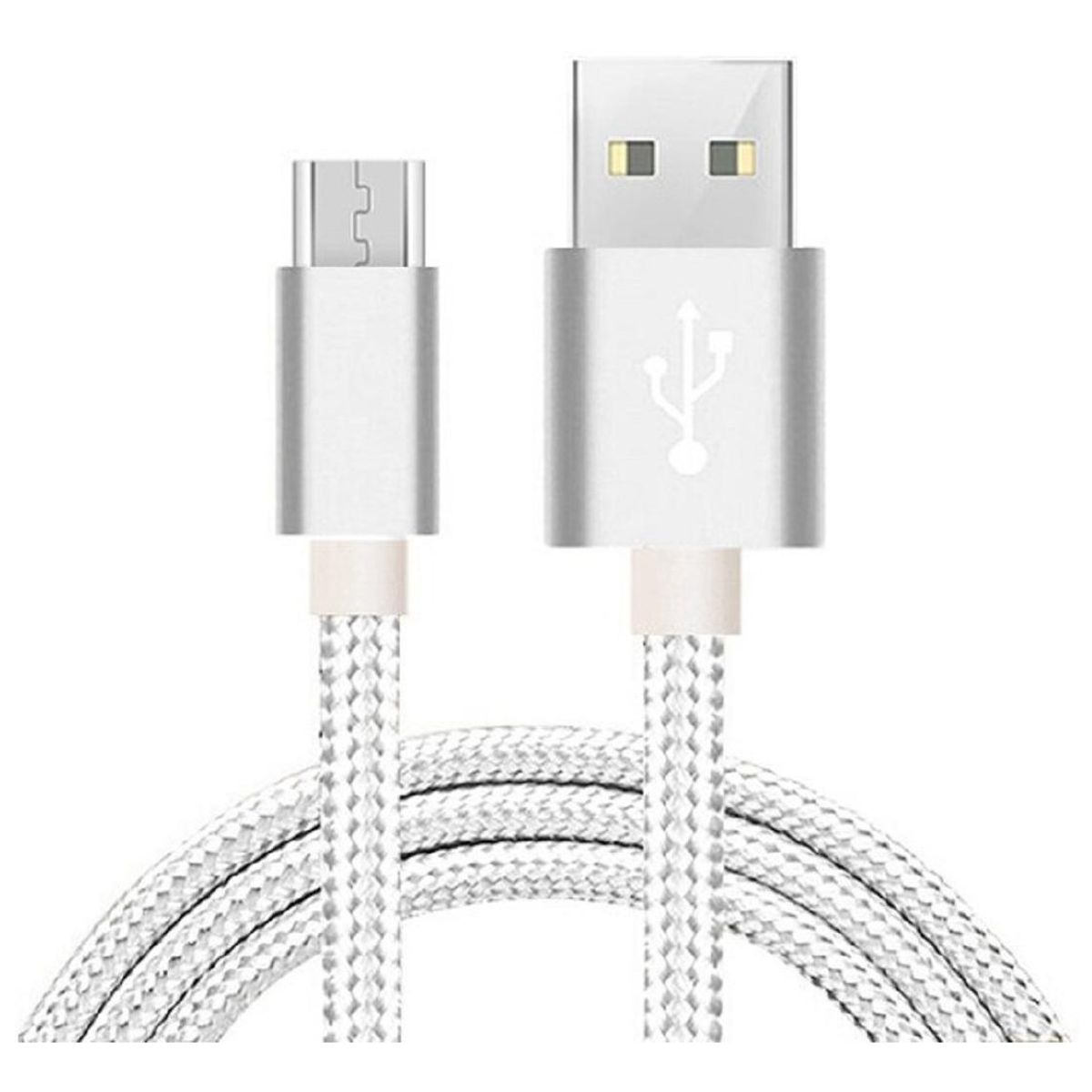 GENERICO - Cable de Datos Micro USB 1m con Carga Rápida para Android